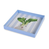 wd lifestyle wd lifestyle vassoio svuota tasche quadrato 20x20 cm con coniglio elegante e decorativo ean 8053300579259