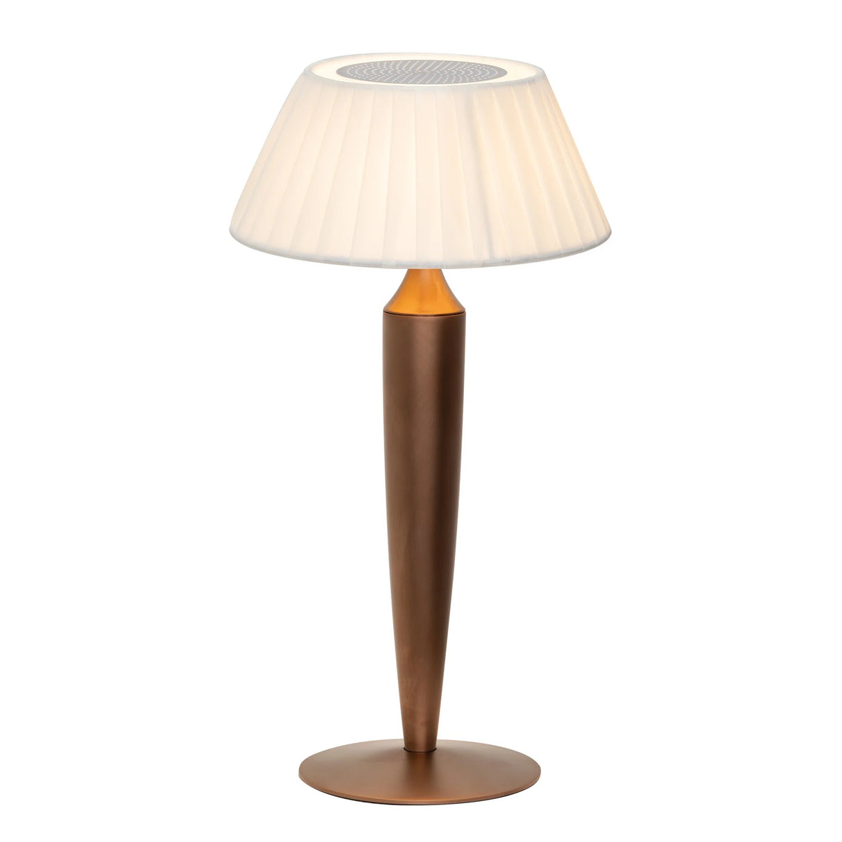 zafferano zafferano flaminia lampada da tavolo portatile ledtouch dimmer bronzo ean 8054040727634