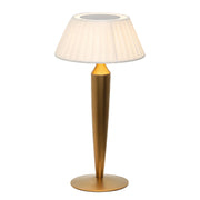 Lámpara de Mesa Portátil Zafferano Flaminia LED Touch Dimmer Oro