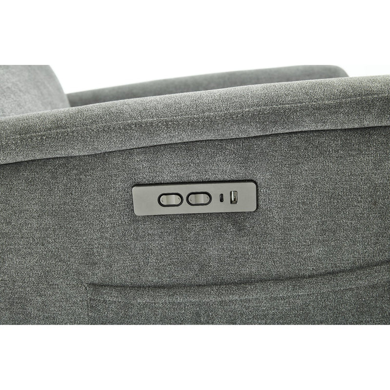 di mo di mo poltrona relax jacquelin in tessuto grigio scuro con regolazione elettrica poltrona comfort recliner ean 8010402506804