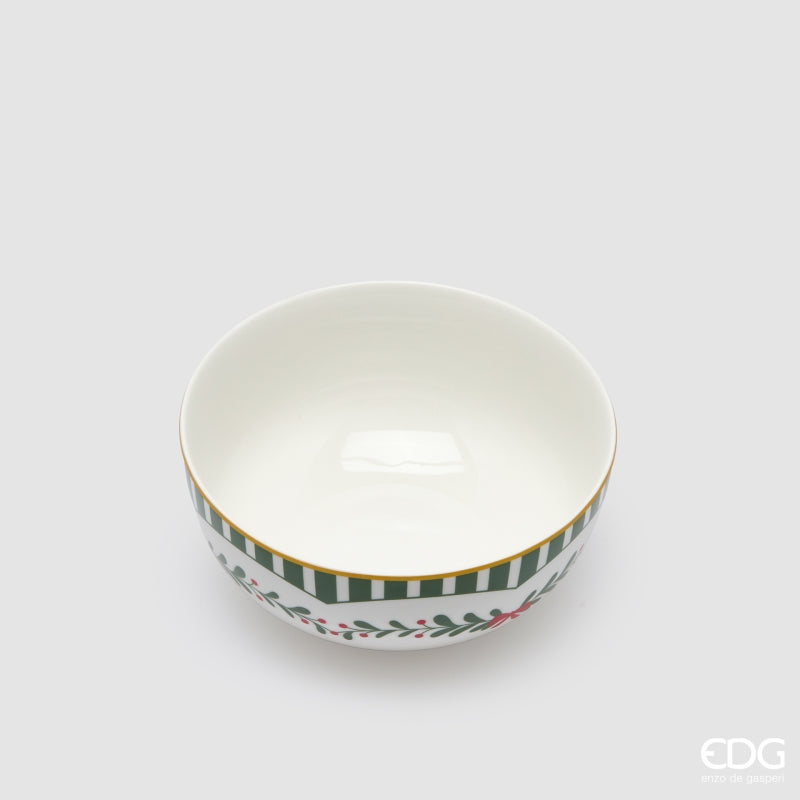 edg enzo de gasperi edg enzo de gasperi servizio piatti natale xmas 24 pz in ceramica rosso verde piano fondo dessert e ciotole ean 8059824668127