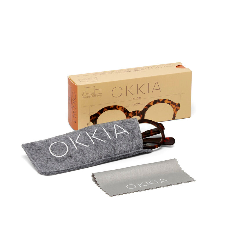 okkia okkia occhiale da lettura mod lauro premontato soft touch classic havana diottrie 1 50 ean 8055773196780