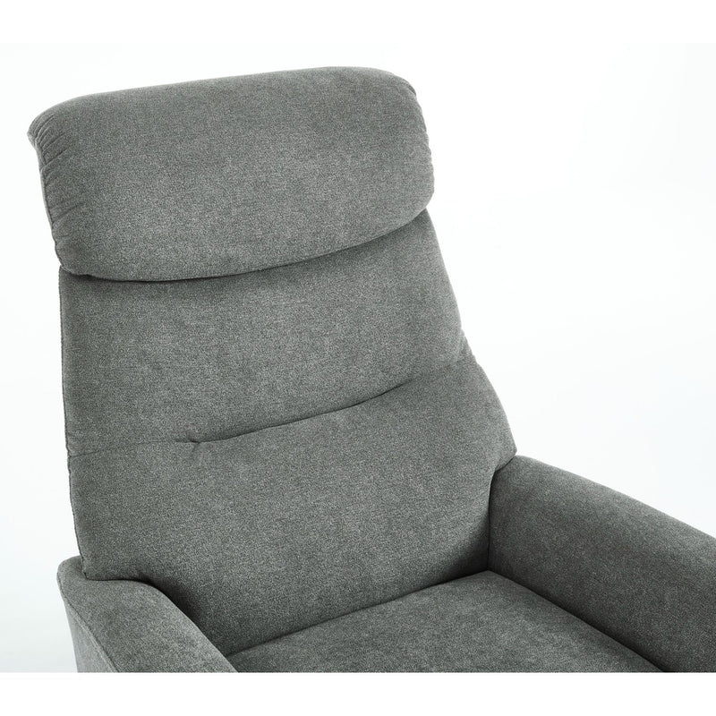 di mo di mo poltrona relax jacquelin in tessuto grigio scuro con regolazione elettrica poltrona comfort recliner ean 8010402506804
