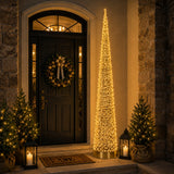 ad trend ad trend albero di natale in ferro e pe oro con 2 400 led h 280 cm ean 8057586112155