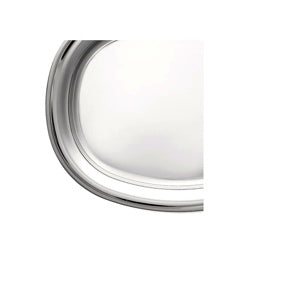 alessi alessi piatto da portata in acciaio lucido 42 x 35 cm vassoio elegante per servizio tavola ean 8003299862665