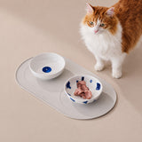 alessi alessi tappetino sottociotola antiscivolo cani e gatti grigio large 64x35 cm ean 8003299503537