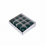 Candela sfera verde arpimex mm 50 speciale per eventi, centrotavola, decorazioni cerimonie ean 8018318331893