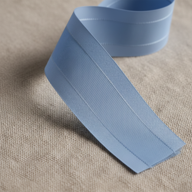 Nastro gros grain Arpimex blu 40mm × 20m: texture a costine, ideale per confezioni, fiocchi e decorazioni