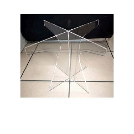 bigiemme bigiemme alzata plexiglass trasparente per top led 48x48 cm h 20 cm