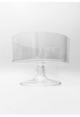 bigiemme bigiemme contenitore tondo gambo staccabile d 15 cm h 11 cm trasparente ean 8054317188748