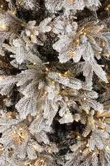 bizzotto bizzotto albero di natale berskshire innevato h 240 cm d 152 cm 6 428 rami 2 500 luci bianco ean 8051836720206