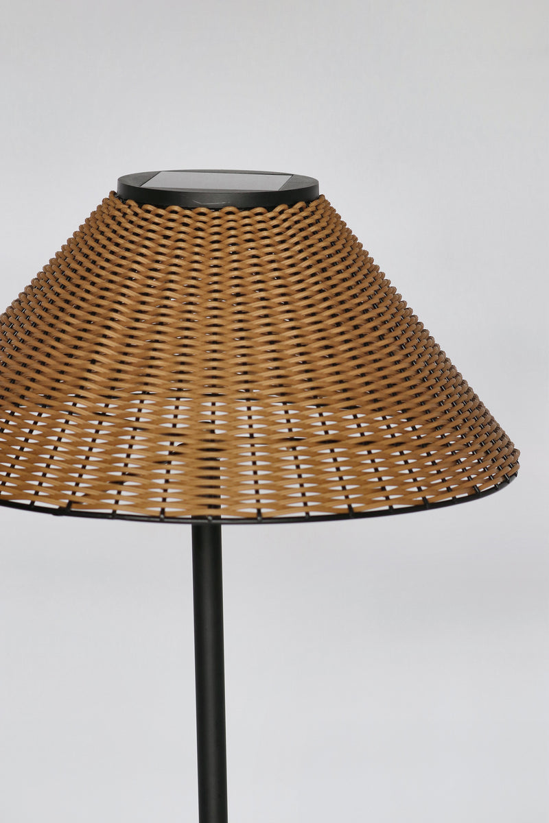 bizzotto bizzotto piantana solare kalyan h 160 cm d 40 cm ip44 effetto rattan ean 8051836566927