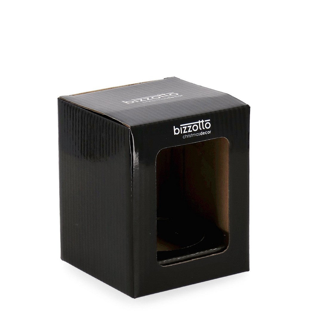 bizzotto bizzotto portacandela lavish con ghirlanda di natale h 12 cm d 9 cm con scatola regalo ean 8051836752146