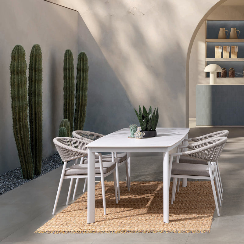 bizzotto bizzotto tavolo alcora 180 x 90 cm bianco ean 8051836669031