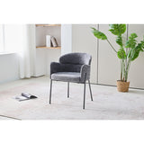 di mo commerciale di mo commerciale poltrona iris in tessuto grigio con gambe in metallo sedia da arredo design moderno ean 8010402524037