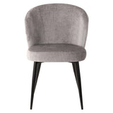 di mo commerciale di mo commerciale poltroncina evelyn 58 x 48 cm h 805 cm in tessuto grigio con gambe in metallo sedia design elegante ean 8010402515226