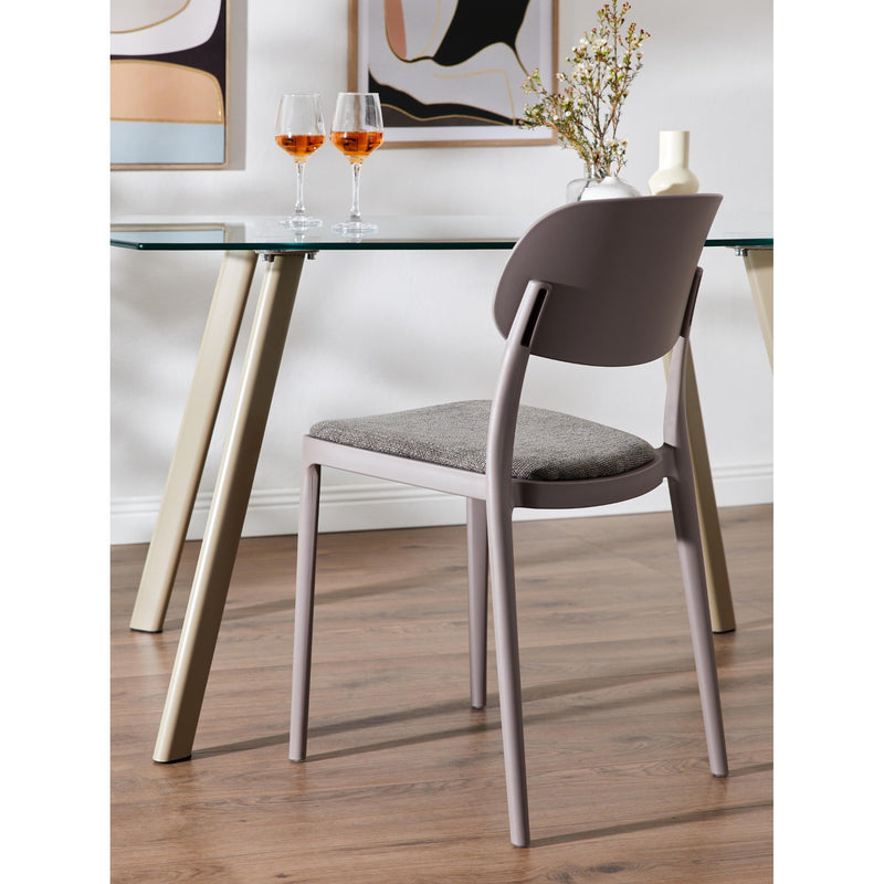 di mo di mo sedia yulia in pp con seduta in tessuto beige 515 x 42 x 815 cm sedia moderna e resistente ean 8010402523252