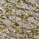 edg enzo de gasperi edg enzo de gasperi albero di natale led intreccio cono 40 microled 80 cm d 20 cm ip20 gold ean 8059824546043