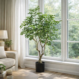edg enzo de gasperi edg enzo de gasperi dalbergia vogue con vaso pianta artificiale h 180 cm verde ean 8059824607300
