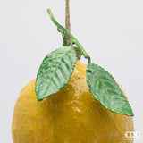 edg enzo de gasperi edg enzo de gasperi decoro limone da appendere pianta artificiale h 25 cm l 12 x 16 cm giallo ean 8059824628824