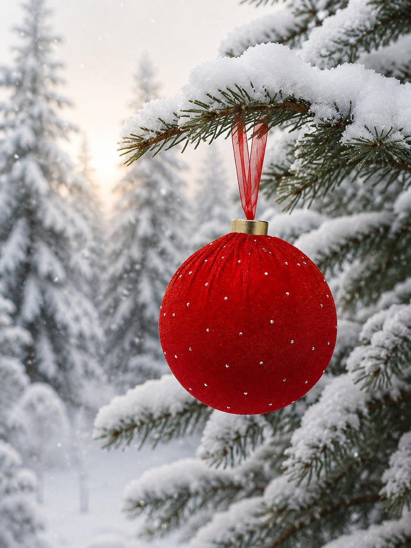 edg enzo de gasperi edg enzo de gasperi palla di natale con brillanti 10 cm rossa addobbo per albero di natale ean 8059824727220