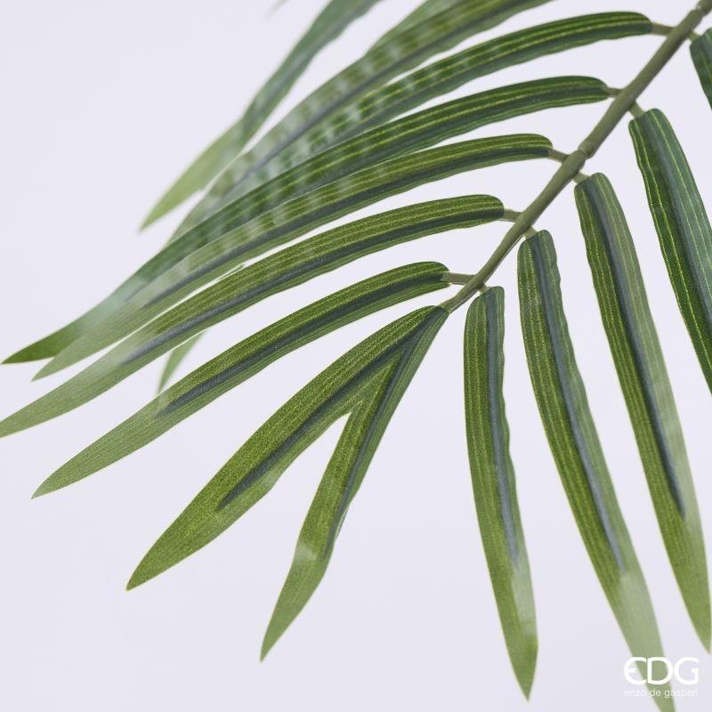 edg enzo de gasperi edg enzo de gasperi pianta artificiale palma areca vogue con vaso h210 cm pianta decorativa realistica design moderno ean 8059824655035