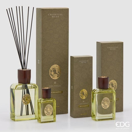 edg enzo de gasperi edg enzo de gasperi profumatore ambiente bottiglia diva 120 ml menta ed eucalipto diffusore fragranza design elegante ean 8059824656124