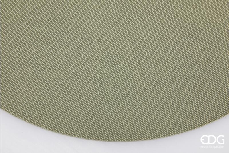 edg enzo de gasperi edg enzo de gasperi tovaglietta rotonda pvc d 38 cm sage ean 8059824512987