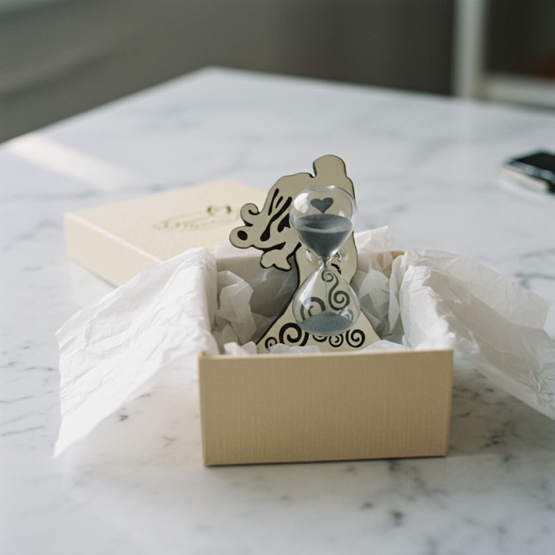 Clessidra sposi in gift box