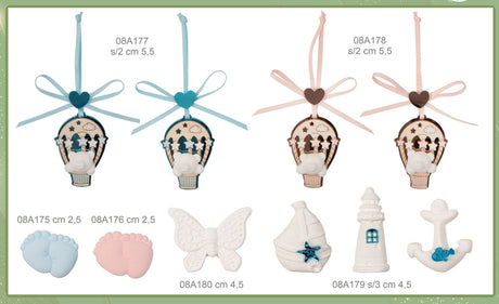 etm etm gesso farfalla 45 cm bomboniera bianco cf 12 pz ean 8059793663406