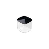 guzzini guzzini barattolo rettangolare fresh style 600 ml vetro tappo nero ean 8008392418450