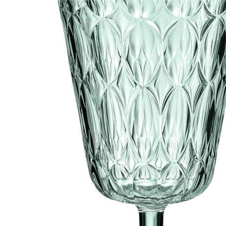 guzzini guzzini calice vanity 330 ml in cristallo acrilico verde bicchiere elegante e resistente per tavola ean 8008392429050