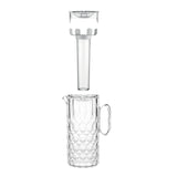 guzzini guzzini caraffa vanity con bulbo refrigerante in cristallo acrilico trasparente caraffa elegante per bevande fresche ean 8008392396543