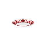 guzzini guzzini vassoio ovale piccolo natalizio harmonia melamina 365 x 27cm table decor bianco rosso ean 13291631
