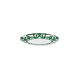 guzzini guzzini vassoio ovale piccolo natalizio harmonia melamina 365 x 27cm table decor bianco verde ean 8008392412564