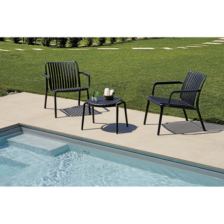 moia greenwood moia greenwood poltrona balcony set valencia resina antracite poltrona outdoor impilabile in polipropilene resistente uv ean 8013054838101