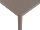 nardi nardi piave 160 x 90 tavolo rettangolare verniciato tortora lamin materia tortora ean 8010352555594