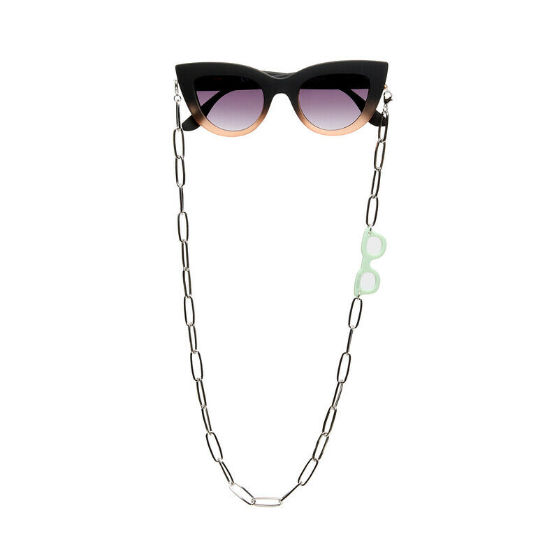 okkia okkia collana bijoux con anelli in metallo per occhiali e mascherina colore silver ean 8056211376146