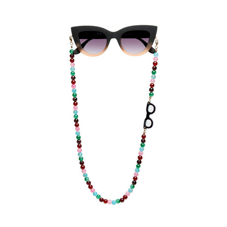 okkia okkia collana bijoux con palline in vetro per occhiali e mascherina colore gipsy ean 8056211376061