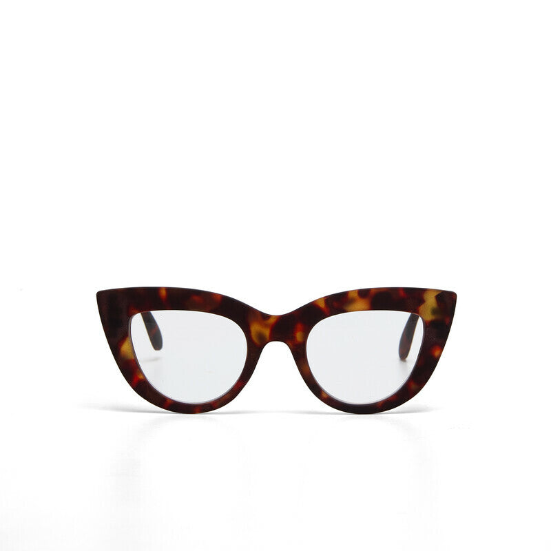 okkia okkia occhiale da lettura mod claudia premontato gatto soft touch havana diottrie 3 00 ean 8055773193109
