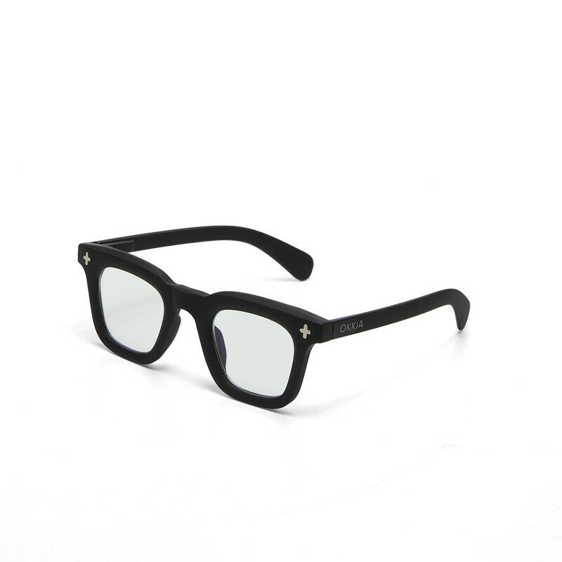 okkia okkia occhiale da lettura mod firenze premontato soft touch black diottrie 2 50 ean 8056211374760