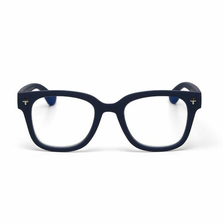 okkia okkia occhiale da lettura mod giovanni premontato soft touch spring anti luce blu magframe midnight diottrie 1 50 ean 8056211370724