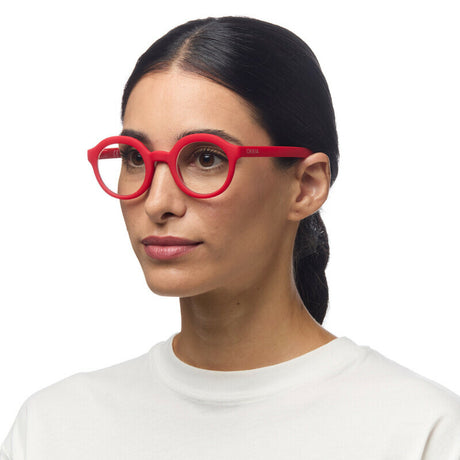 okkia okkia occhiale da lettura mod lauro premontato soft touch red diottrie 1 00 ean 8056211371035
