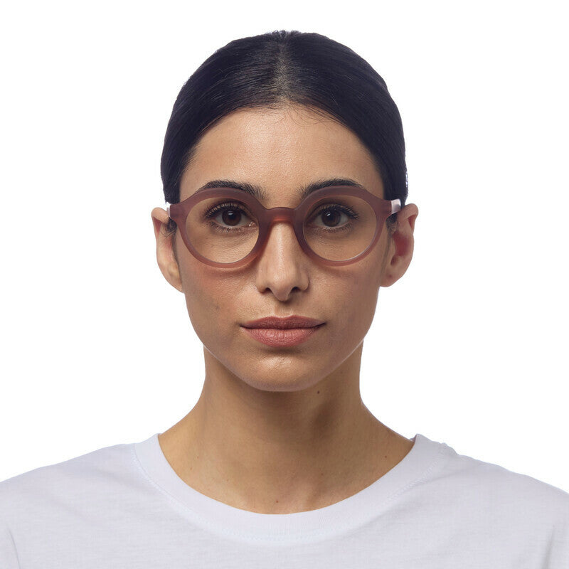 okkia okkia occhiale da lettura mod lauro premontato soft touch trasparent rose diottrie 1 50 ean 8056211370830