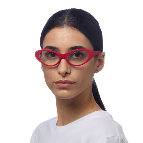 okkia okkia occhiale da lettura mod lina cat eye red diottrie 2 50 ean 8058093548406