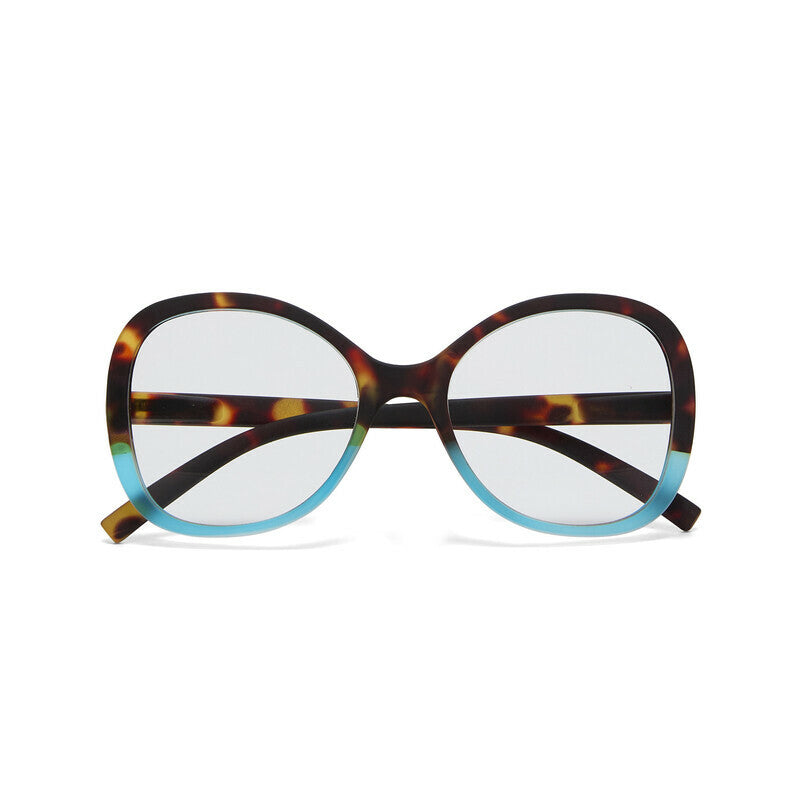 okkia okkia occhiale da lettura mod verona premontato butterfly soft touch spring anti luce blu havana blue diottrie 2 00 ean 8056211374029