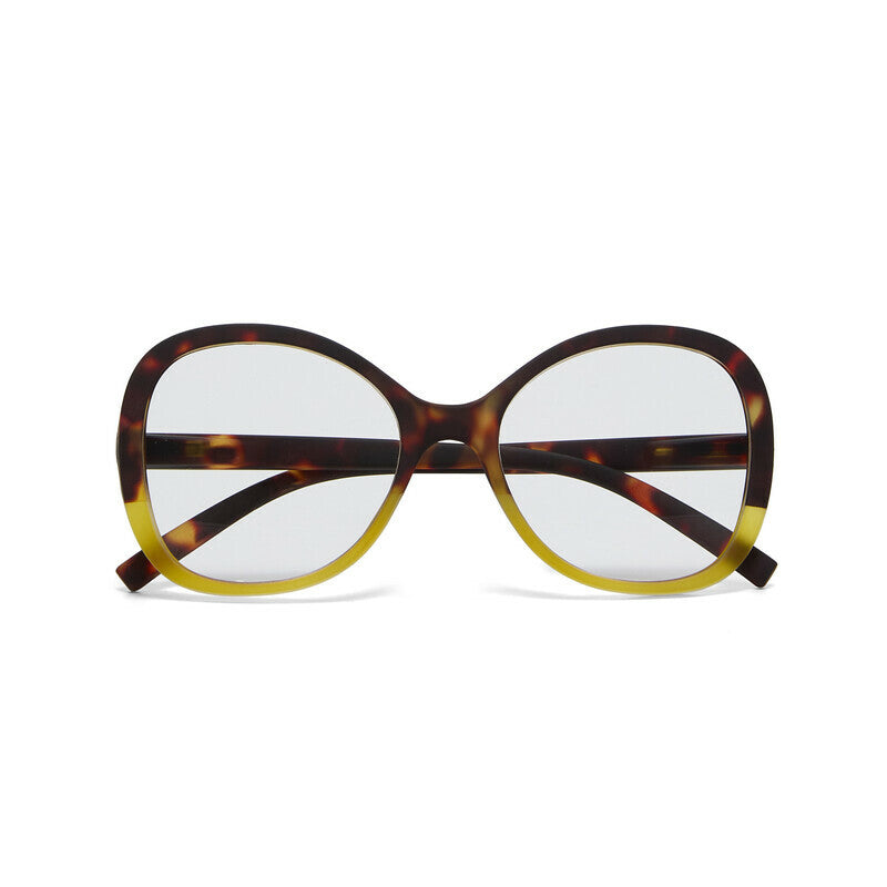 okkia okkia occhiale da lettura mod verona premontato butterfly soft touch spring anti luce blu havana giallo diottrie 2 50 ean 8056211374487