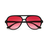 okkia okkia occhiale da sole premontato a forma di goccia mod alessio soft touch black lenti red ean 8056211375576