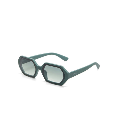 okkia okkia occhiale da sole premontato esagonale mod andrea green ean 8055773198104