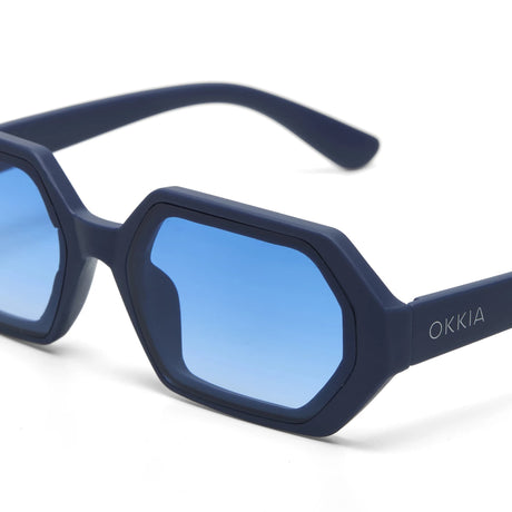 okkia okkia occhiale da sole premontato esagonale mod andrea midnight ean 8056211371578